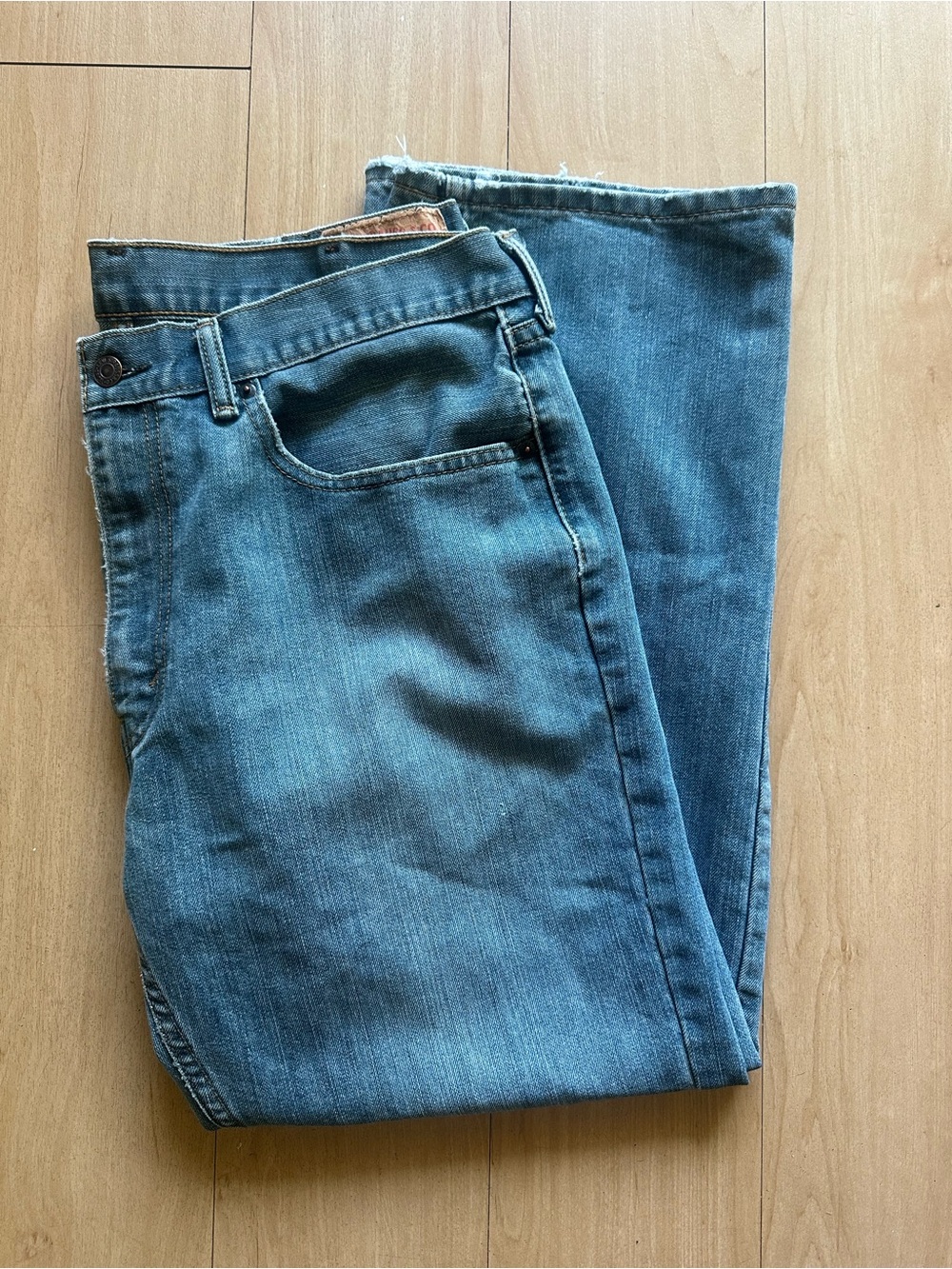 Levi’s 559 Relaxed Fit Straight Leg Jeans Mens 38x20 Blue Denim Stretch